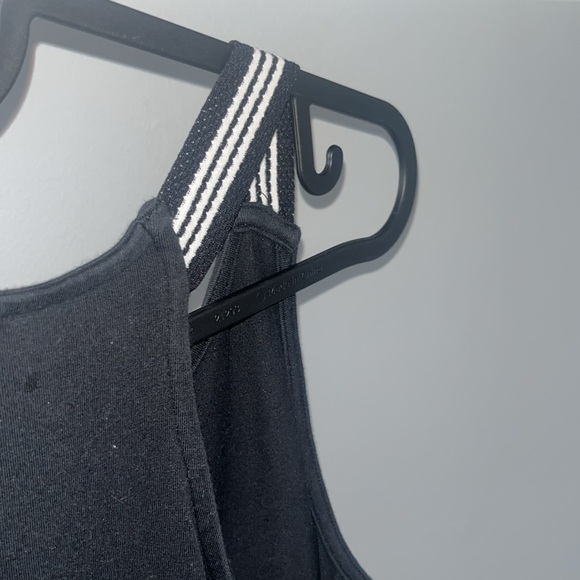 Older Kids Adidas Tennis Dress Black and White - Picture 4 of 5